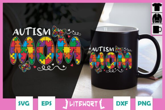 Autism Mom Happy Autism Awareness SVG Review
