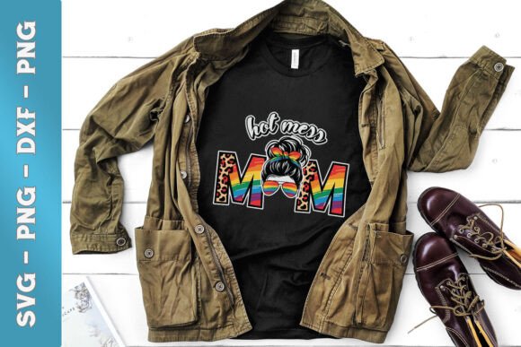 Hot Mess Mom Messy Bun Love SVG Review