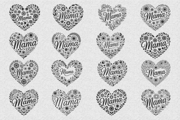 Mama Heart Flowers SVG Bundle: A Designer's Review