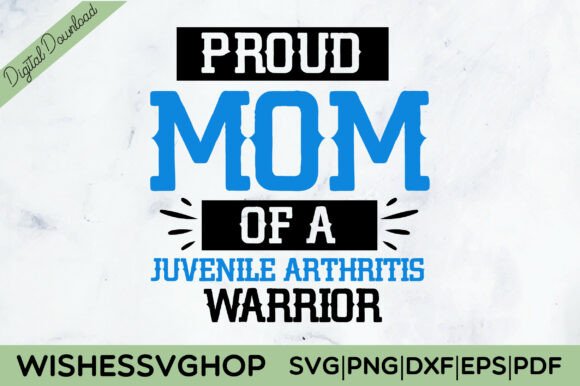 Mom Juvenile Arthritis Warrior SVG PNG Review