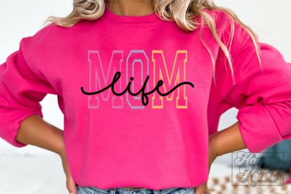 Mom Life Varsity Script SVG PNG Review