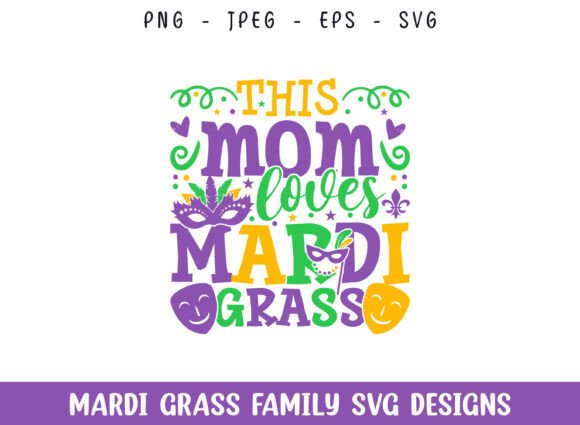 Mom Loves Mardi Grass SVG: A Stitch Test Review