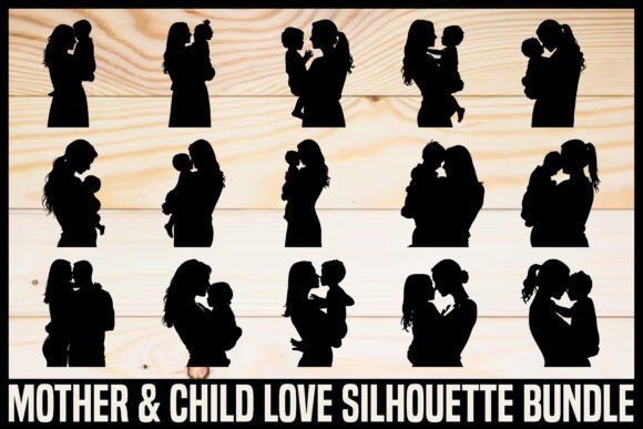 Mother Child Love Silhouette Bundle Review