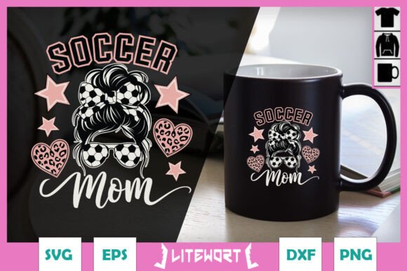 Soccer Mom Messy Bun Love SVG: A Stitch Test
