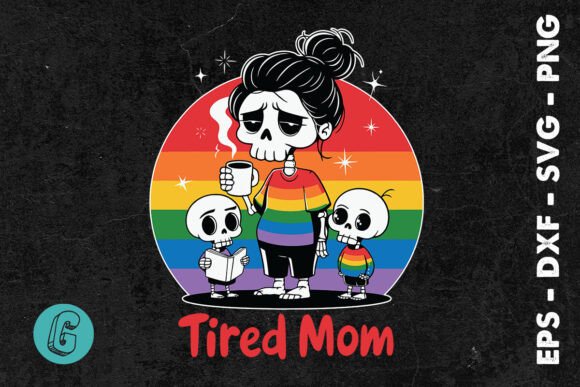 Tired Mom Mama Coffee LGBT SVG: A Stitch Review